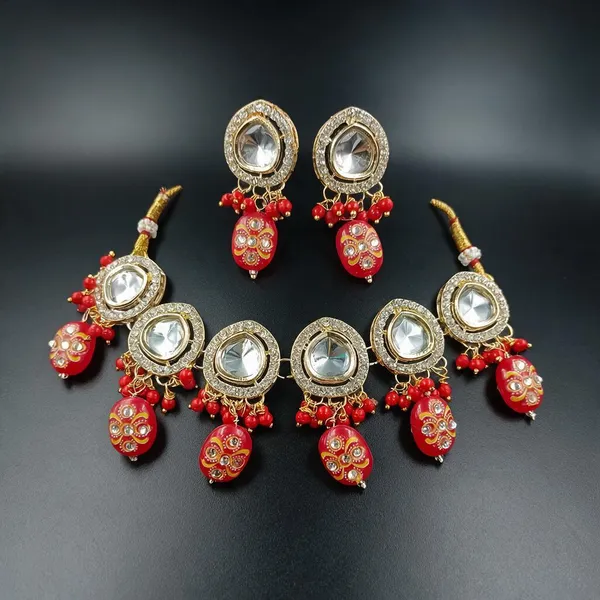 Brass_Necklace_Earrings_Set_For_Women