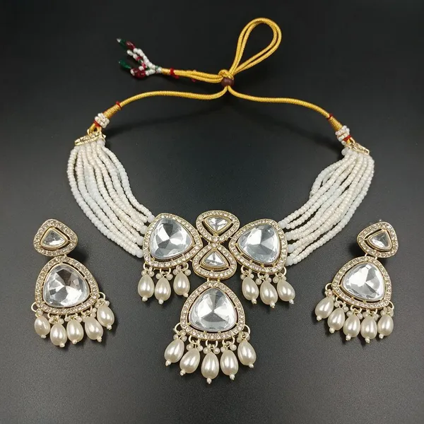 Brass_Necklace_Earrings_Jewellery_Set_For_Women