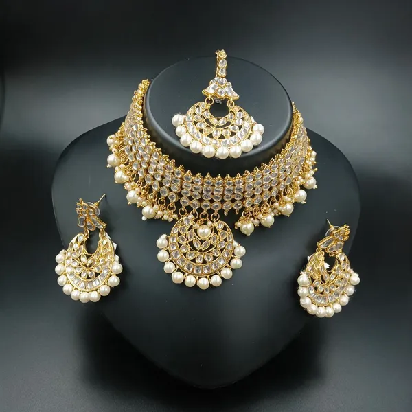 White_Perl_Kundan_Set
