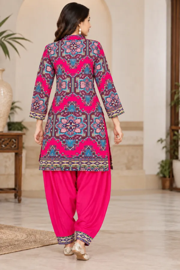 Pink_Printed_Straight_Kurta_Set_With_Dupatta_For_Women