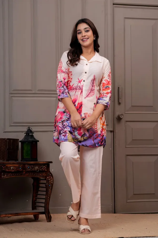 Multicolour_Printed_Kurta_Set_For_Women