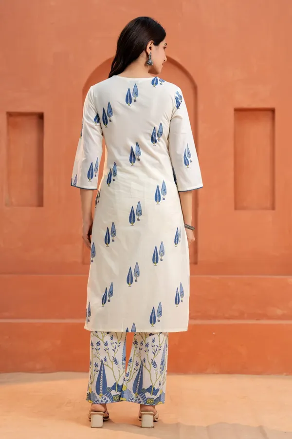 Cream_Printed_Cotton_Straight_Kurta_Pant_Dupatta_Set_For_Women