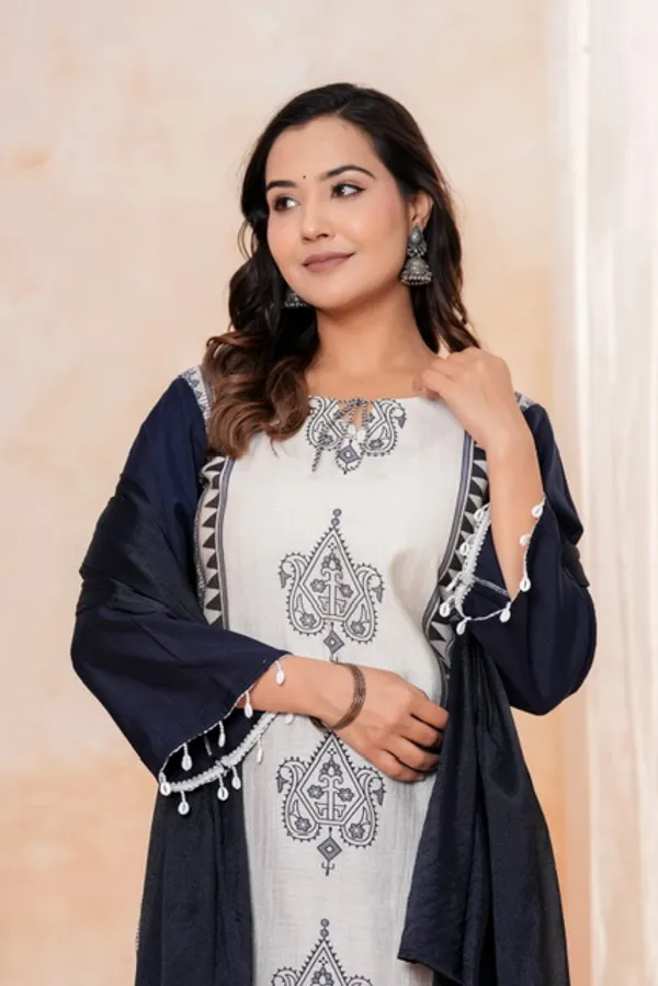 Navy_Blue_Printed_Straight_Kurta_Set_For_Women