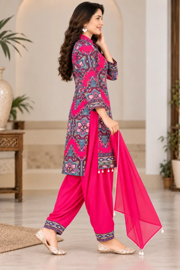 Pink_Printed_Straight_Kurta_Set_With_Dupatta_For_Women