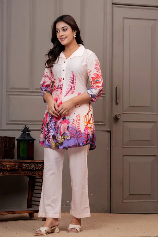Multicolour_Printed_Kurta_Set_For_Women