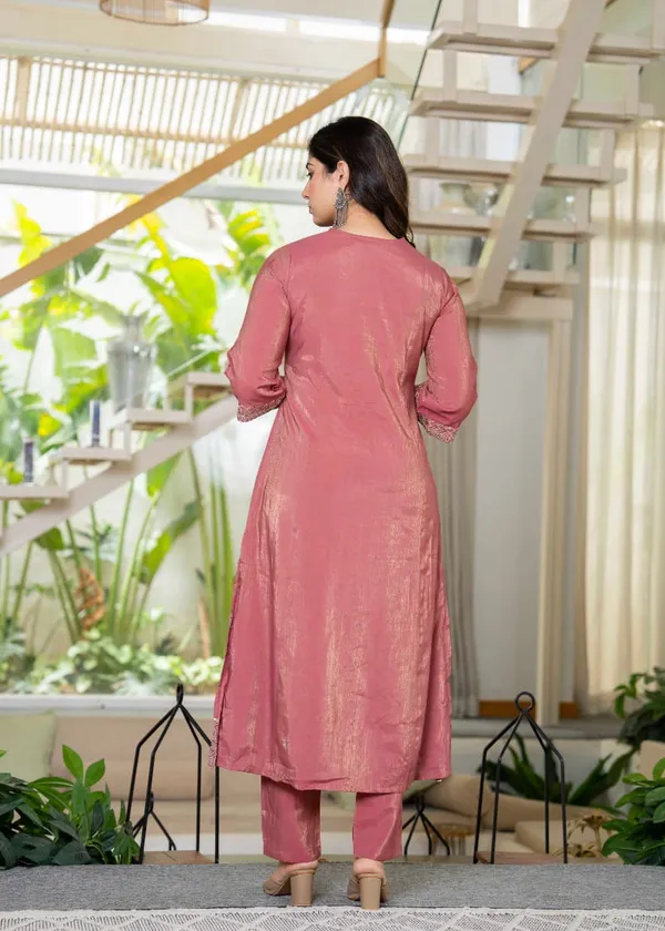 Pink_Printed_Chanderi_Straight_Kurta_Pant_Dupatta_Set_For_Women