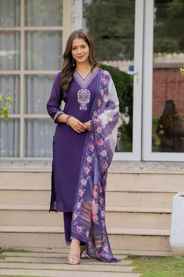 Purple_Embroidered_Mal_Chanderi_Straight_Kurta_Pant_Dupatta_Set_For_Women