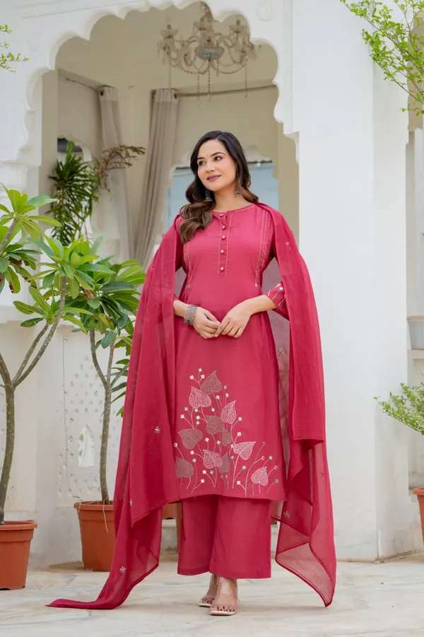 Pink_Embroidered_Straight_Kurta_Set_For_Women