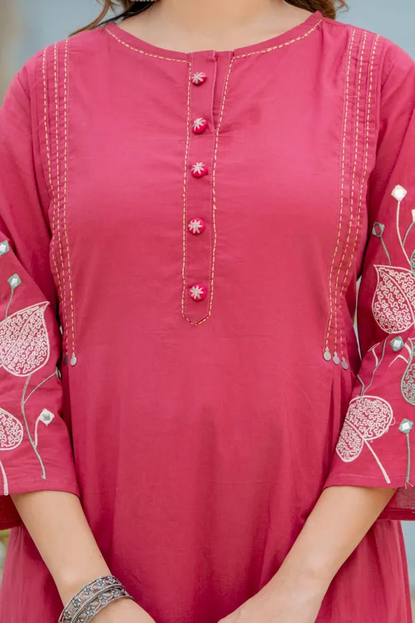 Pink_Embroidered_Straight_Kurta_Set_For_Women