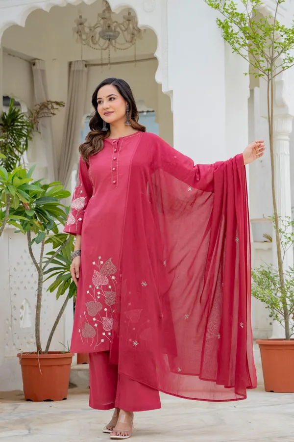Pink_Embroidered_Straight_Kurta_Set_For_Women