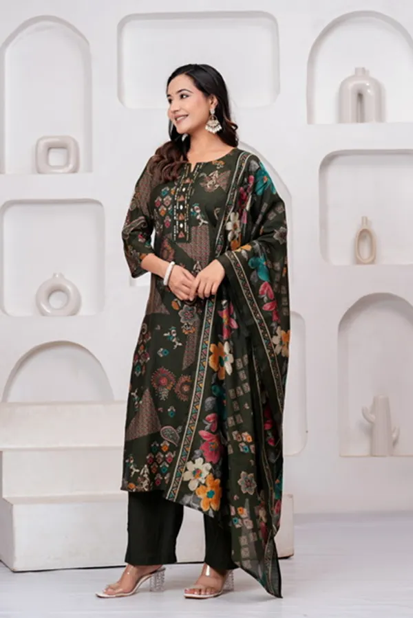 Green_Printed_Straight_Kurta_Set_With_Dupatta_For_Women
