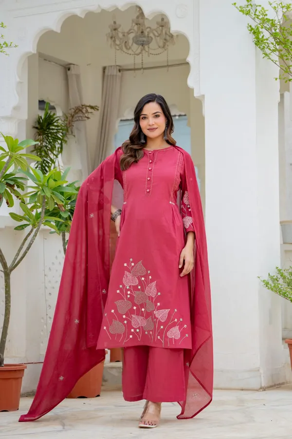 Pink_Embroidered_Straight_Kurta_Set_For_Women