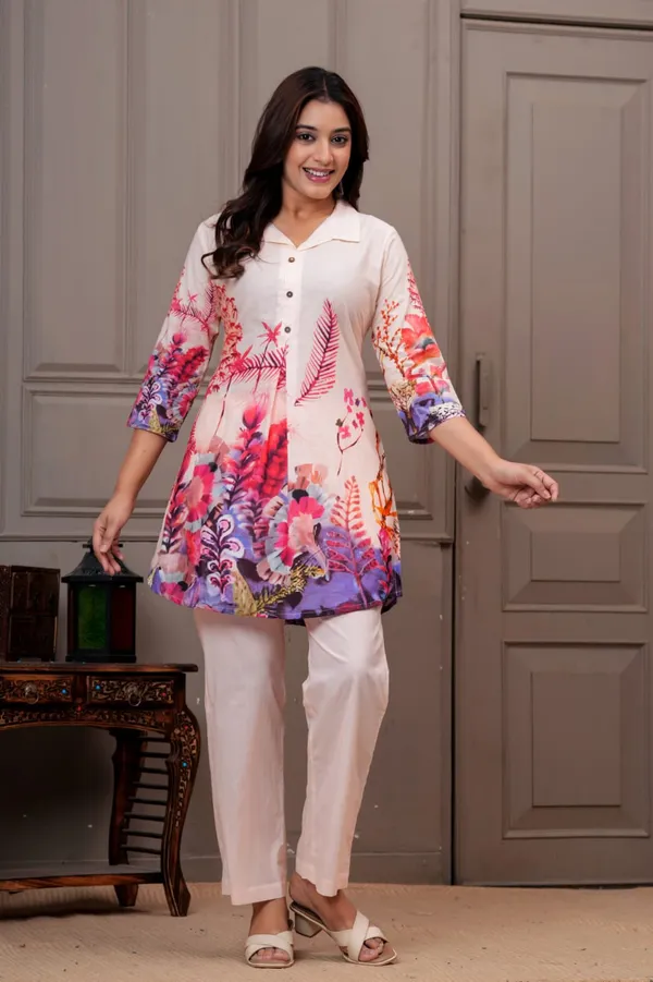 Multicolour_Printed_Kurta_Set_For_Women