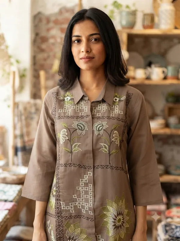 Brown_Printed_Straight_Kurta_Palazzo_Set_For_Women