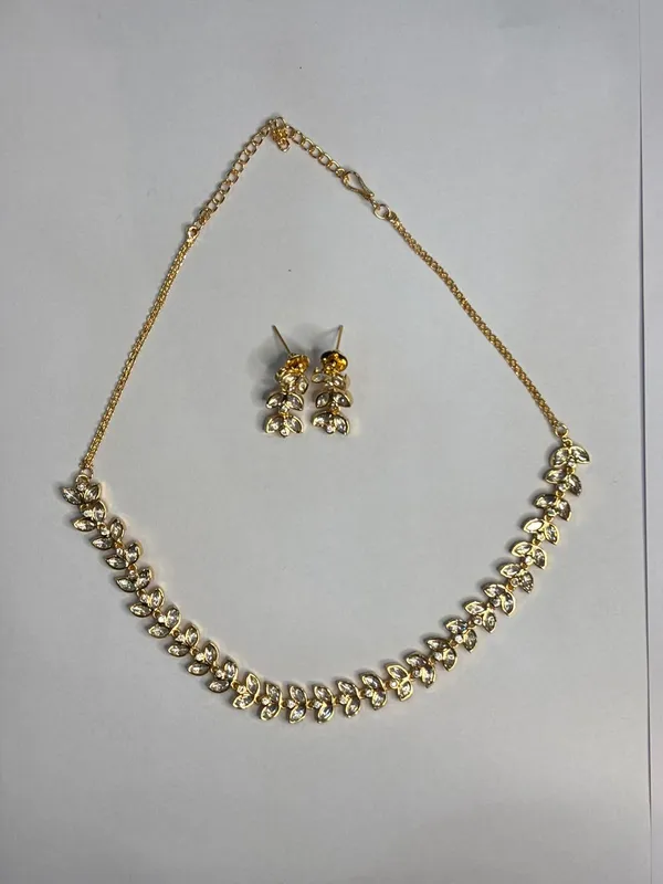 Gold_Gold-Plated_Alloy_Necklace_Earring_Set_For_Women