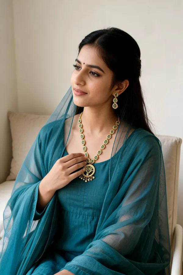 Gold_Gold-Plated_Alloy_Necklace_Earring_Set_For_Women