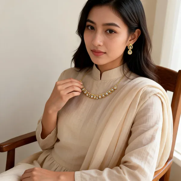 Gold_Gold-Plated_Alloy_Necklace_Earring_Set_For_Women