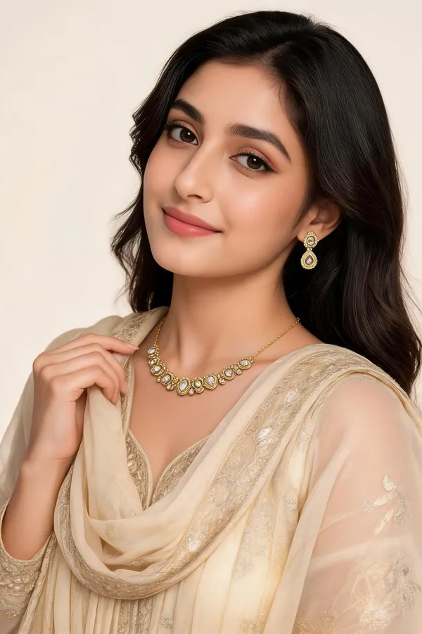 Gold_Gold-Plated_Alloy_Necklace_Earring_Set_For_Women