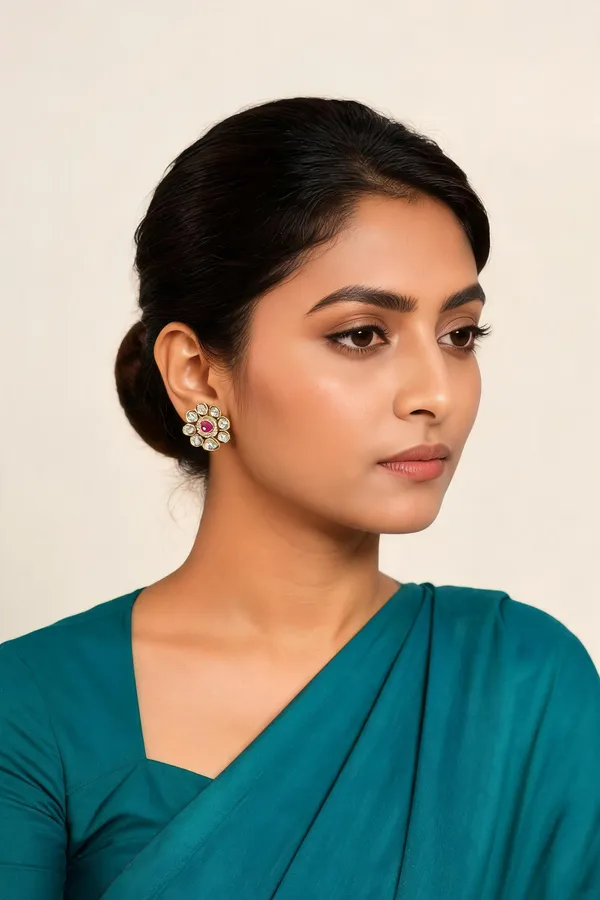 Gold_Gold-Plated_Alloy_Earring_Set_For_Women