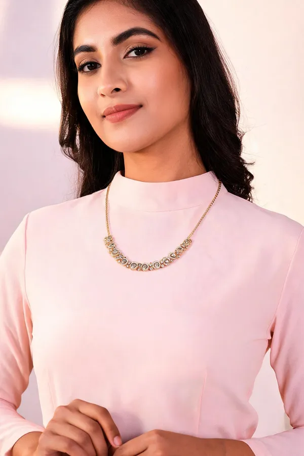 Gold_Gold-Plated_Alloy_Necklace_Earring_Set_For_Women