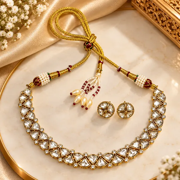 Gold_Gold-Plated_Alloy_Necklace_Earring_Set_For_Women