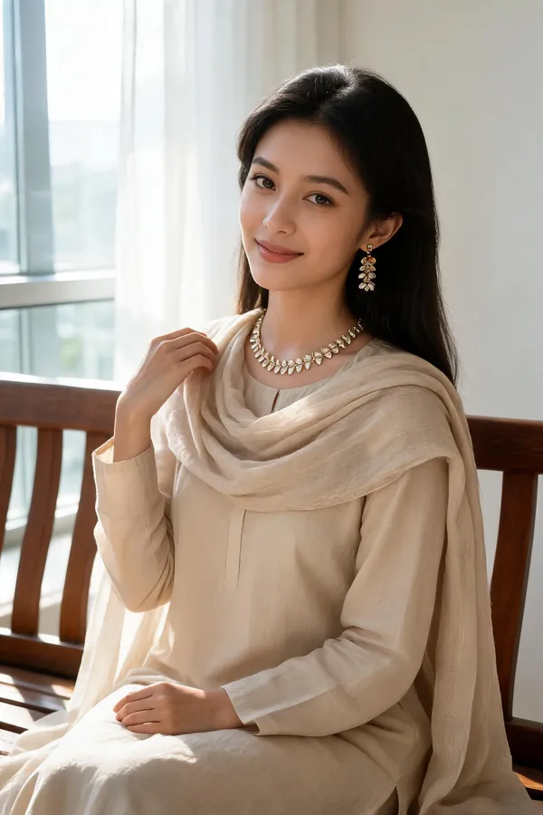 Gold_Gold-Plated_Alloy_Necklace_Earring_Set_For_Women
