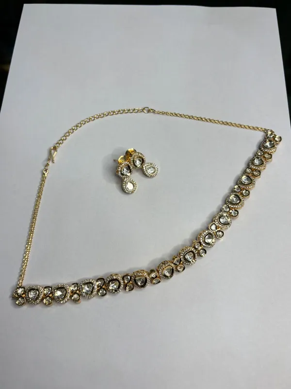 Gold_Tone_Crystal_Necklace_Set_for_Women