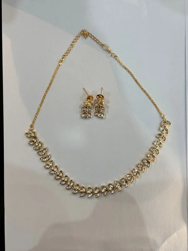 Gold_Gold-Plated_Alloy_Necklace_Earring_Set_For_Women