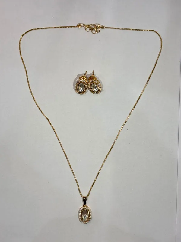 Gold_Gold-Plated_Alloy_Necklace_Earring_Set_For_Women