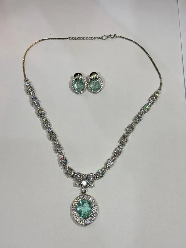 Silver_Austempered_Ductile_Iron___Necklace_Earring_Set_For_Women
