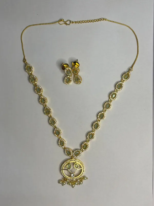 Gold_Gold-Plated_Alloy_Necklace_Earring_Set_For_Women