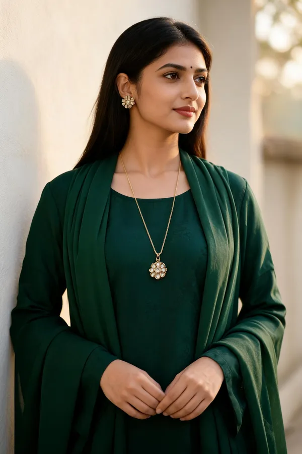 Gold_Gold-Plated_Alloy_Necklace_Earring_Set_For_Women