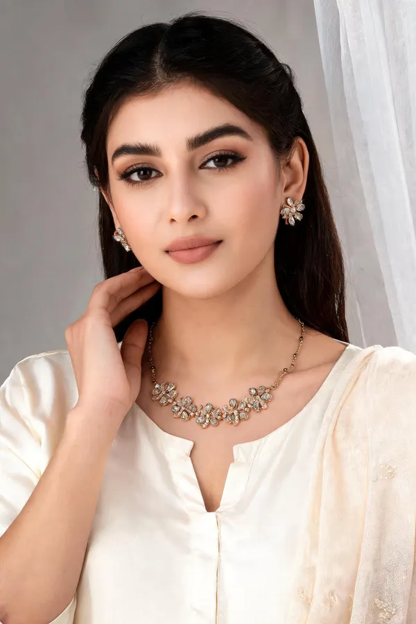 Gold_Gold-Plated_Alloy_Necklace_Earring_Set_For_Women