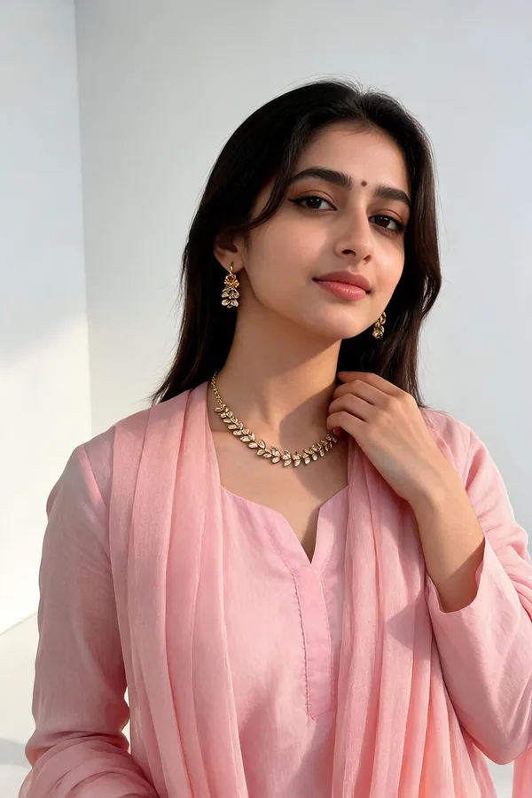 Gold_Gold-Plated_Alloy_Necklace_Earring_Set_For_Women