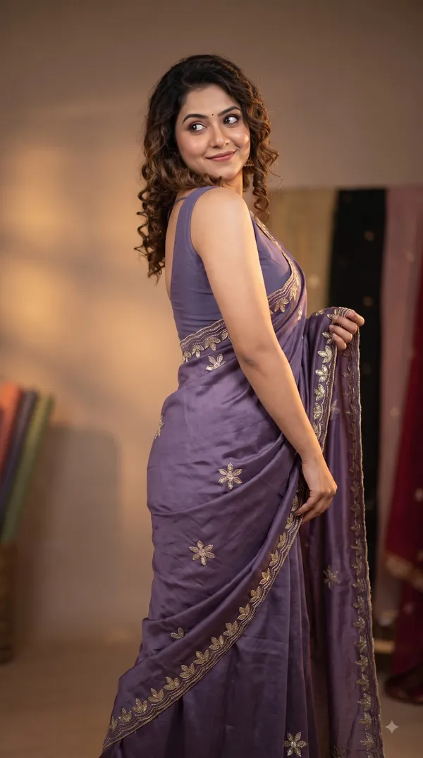 Purple_Silk_Embroidered_Saree_For_Women