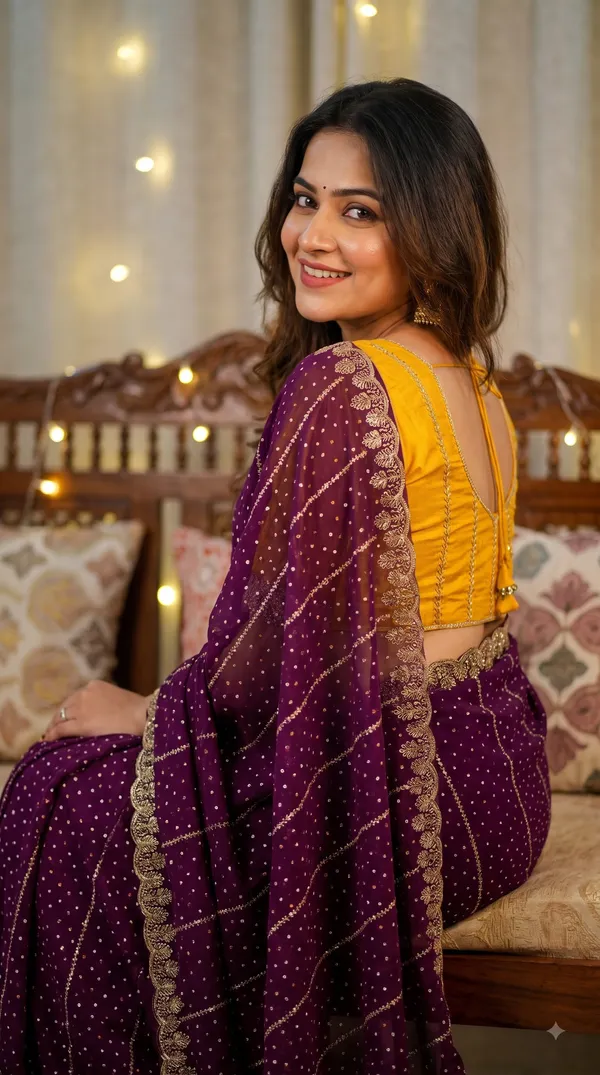 Purple_Silk_Embellished_Sequin_Saree_For_Women