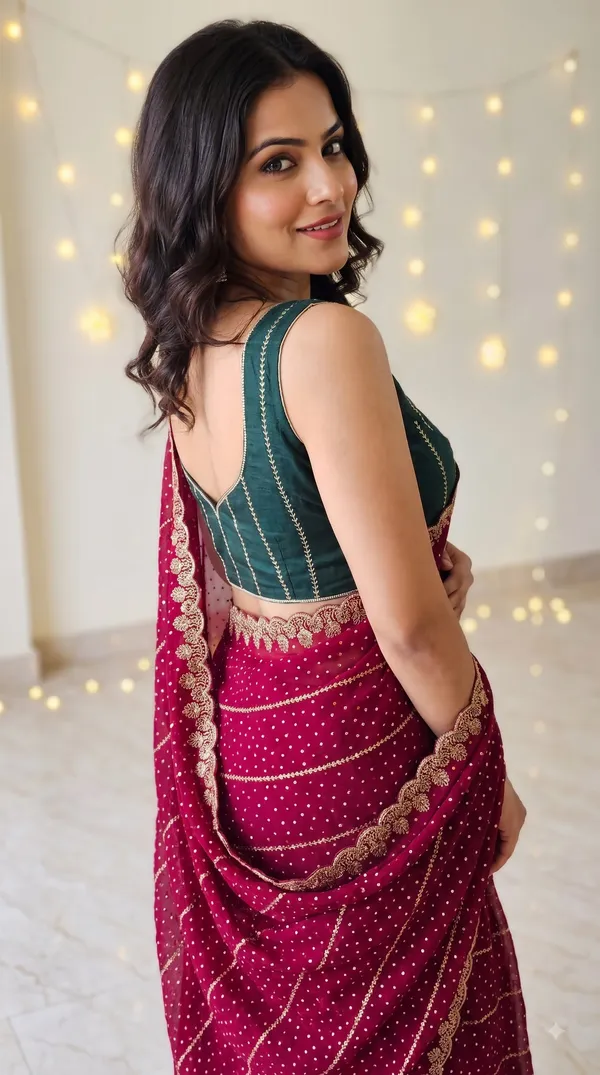 Maroon_Silk_Embroidered_Saree_With_Blouse_For_Women