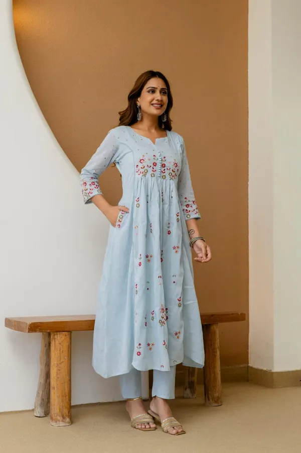 Light_Blue_Silk_Floral_Embroidered_Anarkali_Kurta_Set_For_Women