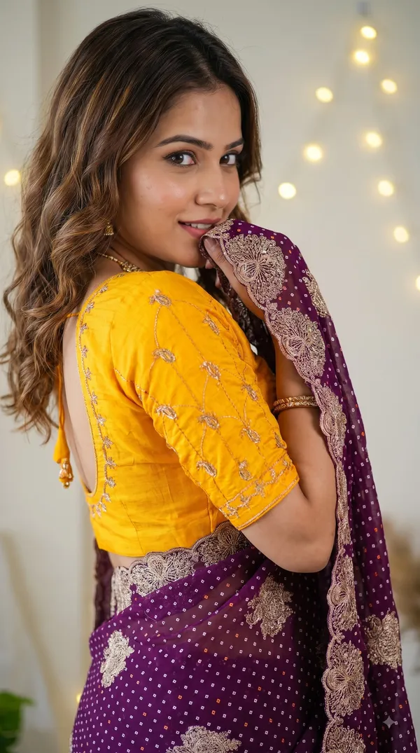 Purple_Silk_Floral_Embroidered_Saree_For_Women