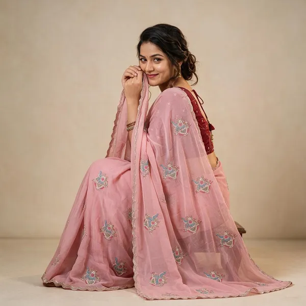 Pink_Silk_Embroidered_Saree_For_Women