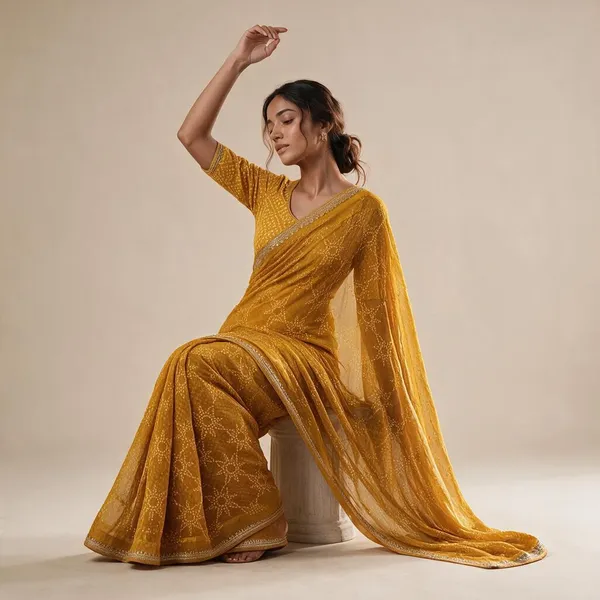 Mustard_Silk_Floral_Printed_Saree_For_Women