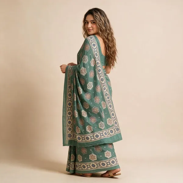 Green_Silk_Printed_Traditional_Saree_For_Women