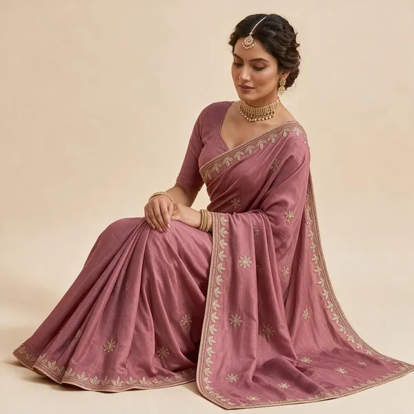 Mauve_Silk_Floral_Embroidered_Saree_For_Women