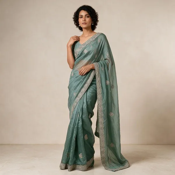 Green_Silk_Embroidered_Saree_For_Women