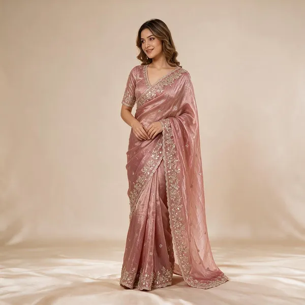 Pink_Organza_Embroidered_Saree_For_Women