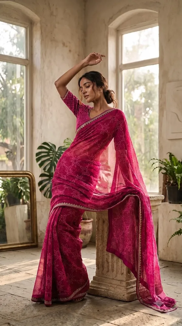 Magenta_Sheer_Printed_Saree_For_Women