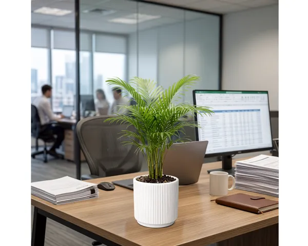 White_Ribbed_Pedestal_Ceramic_Planter_Pot