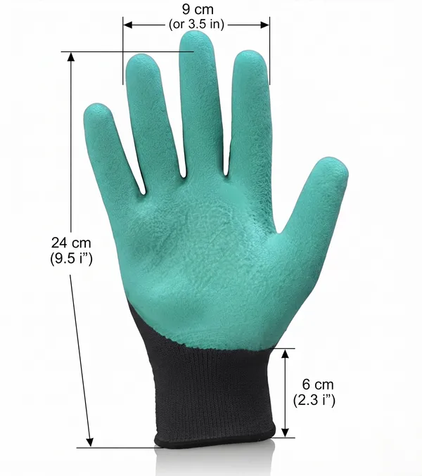 Teal_Coated_Fabric_Gardening_Gloves