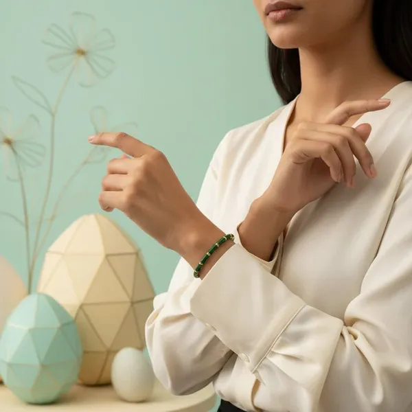 Green_Gold-Tone_Bamboo_Style_Stainless_Steel_Bangle_For_Women