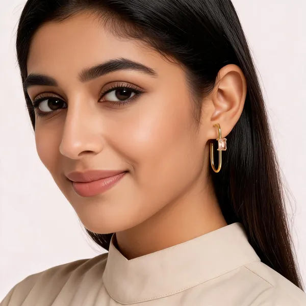 Gold_Stainless_Steel_Geometric_Hoop_Earrings_For_Women